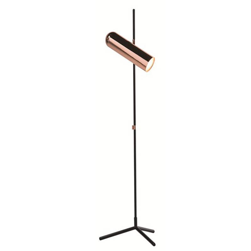 Minimalist Rose Gold Floor Lamp with Adjustable Lights – Ambient & Task Lighting Duo - Image 5