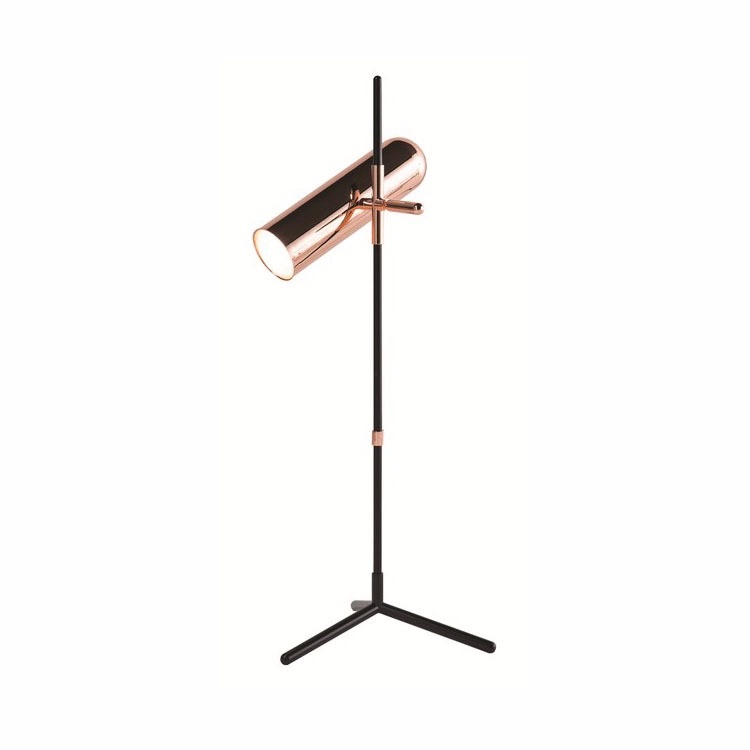 Minimalist Rose Gold Floor Lamp with Adjustable Lights – Ambient & Task Lighting Duo - Image 4