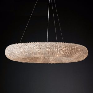 Modern Luxury Round Crystal Chandelier