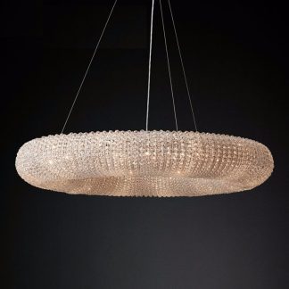Modern Luxury Round Crystal Chandelier