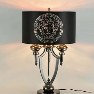 Medusa Head Table Lamp – Greek Mythology Inspired Statement Piece for Living Room or Office