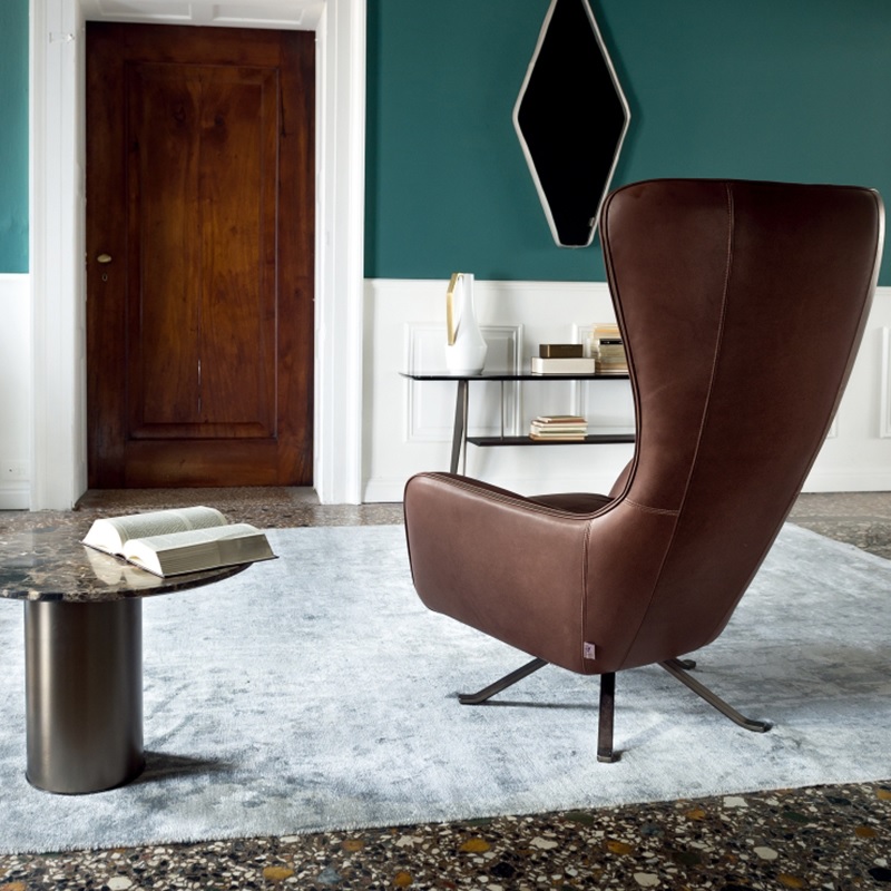 Luxury Contemporary Lounge Chair with matching Ottoman - Image 6