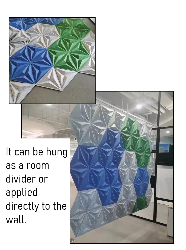 100 pieces of PET Acoustic 3D Tiles - Image 6