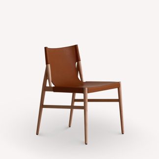 Minimalist Leather Dining Chair