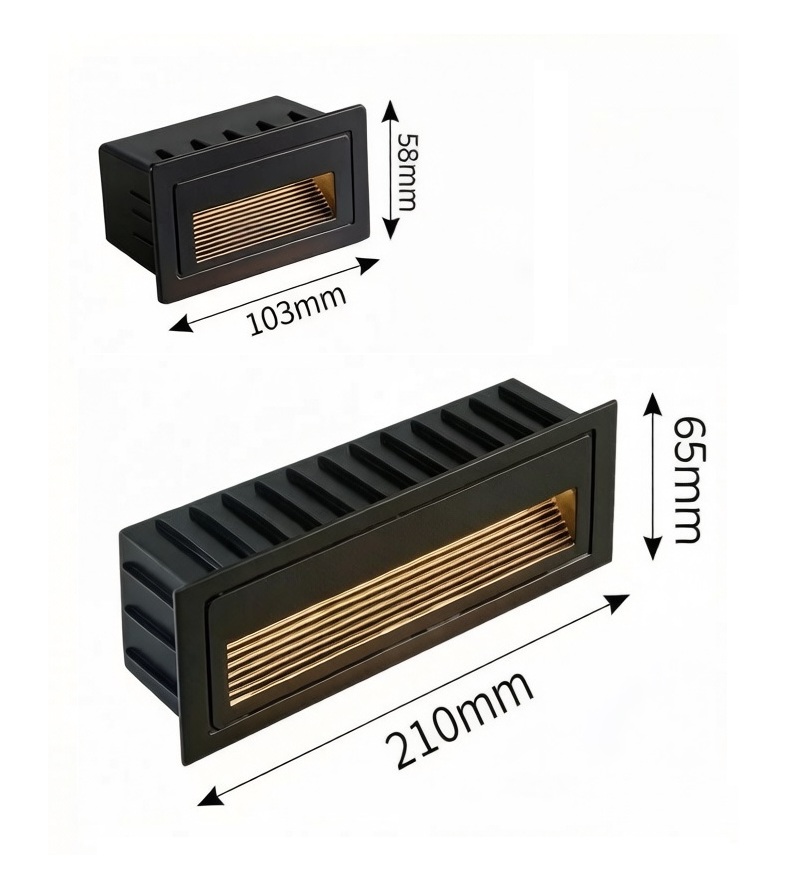 DC12V Low-Voltage Architectural Recessed LED Step Light 6W - Image 5