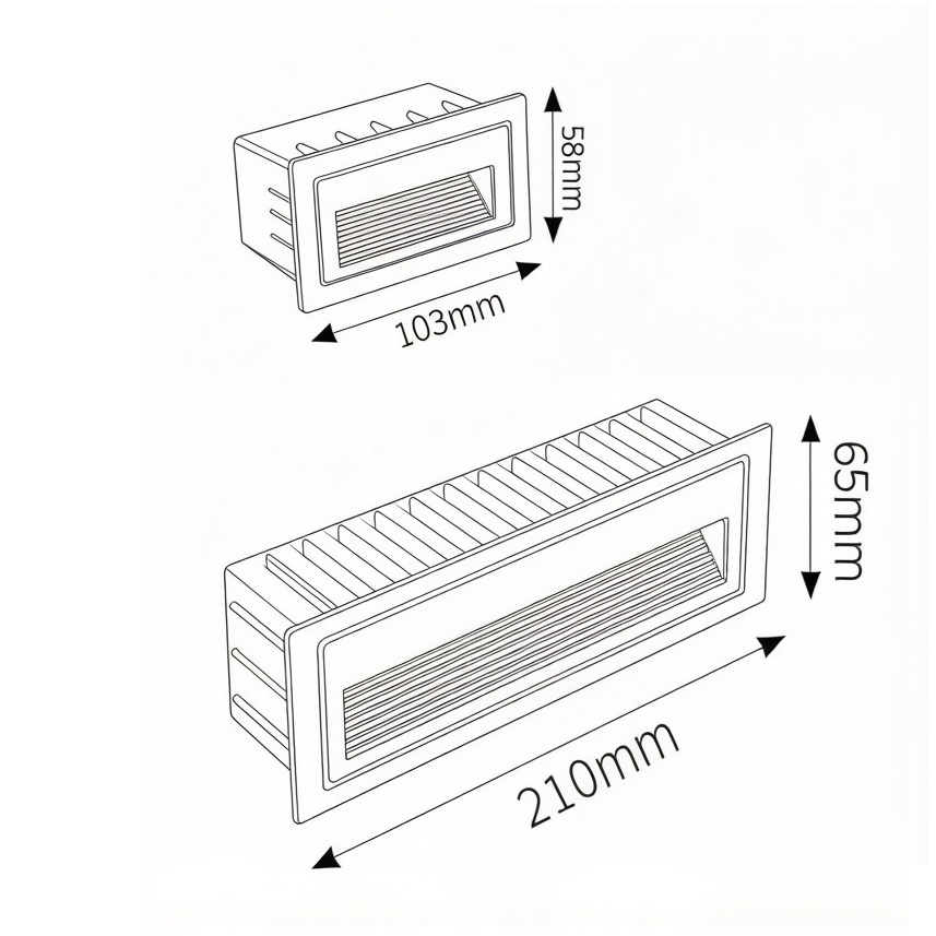 DC12V Low-Voltage Architectural Recessed LED Step Light 6W - Image 6