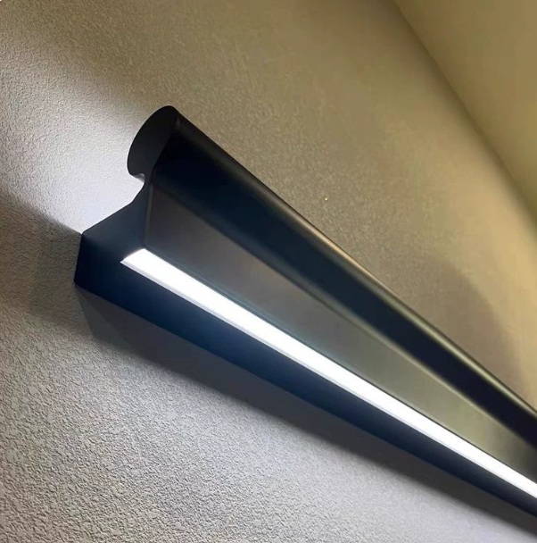 Aluminum LED Stair Handrail Profile 95x78mm – Concealed Up/Down Dual Beam Lighting, Extruded Architectural Railing - Image 5