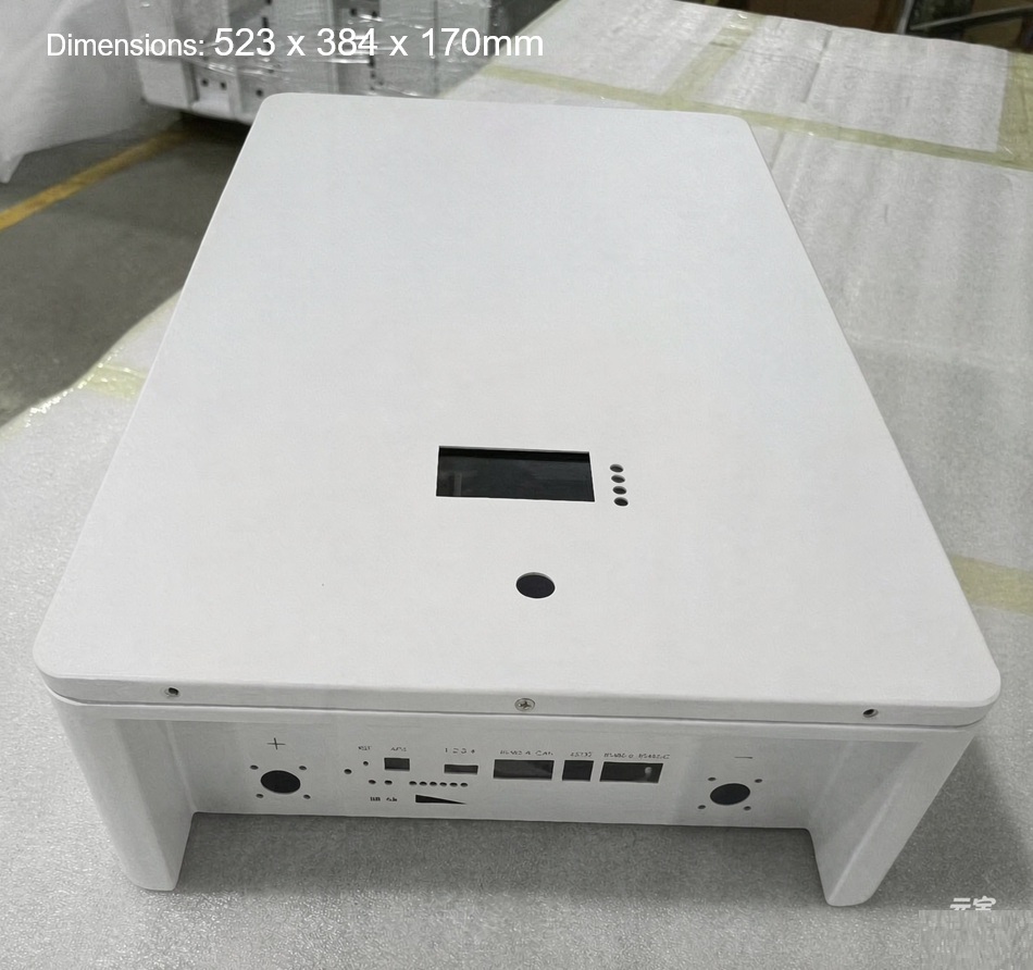 Wall-Mount Battery Enclosure KIT for 51.2V 100Ah LFP 5kWh Battery Pack - Image 3