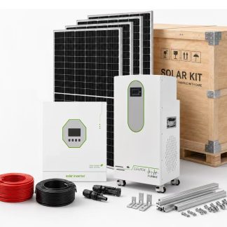 Off-Grid Shed & Garage Solar Kit with 6.5 kWh Battery Storage