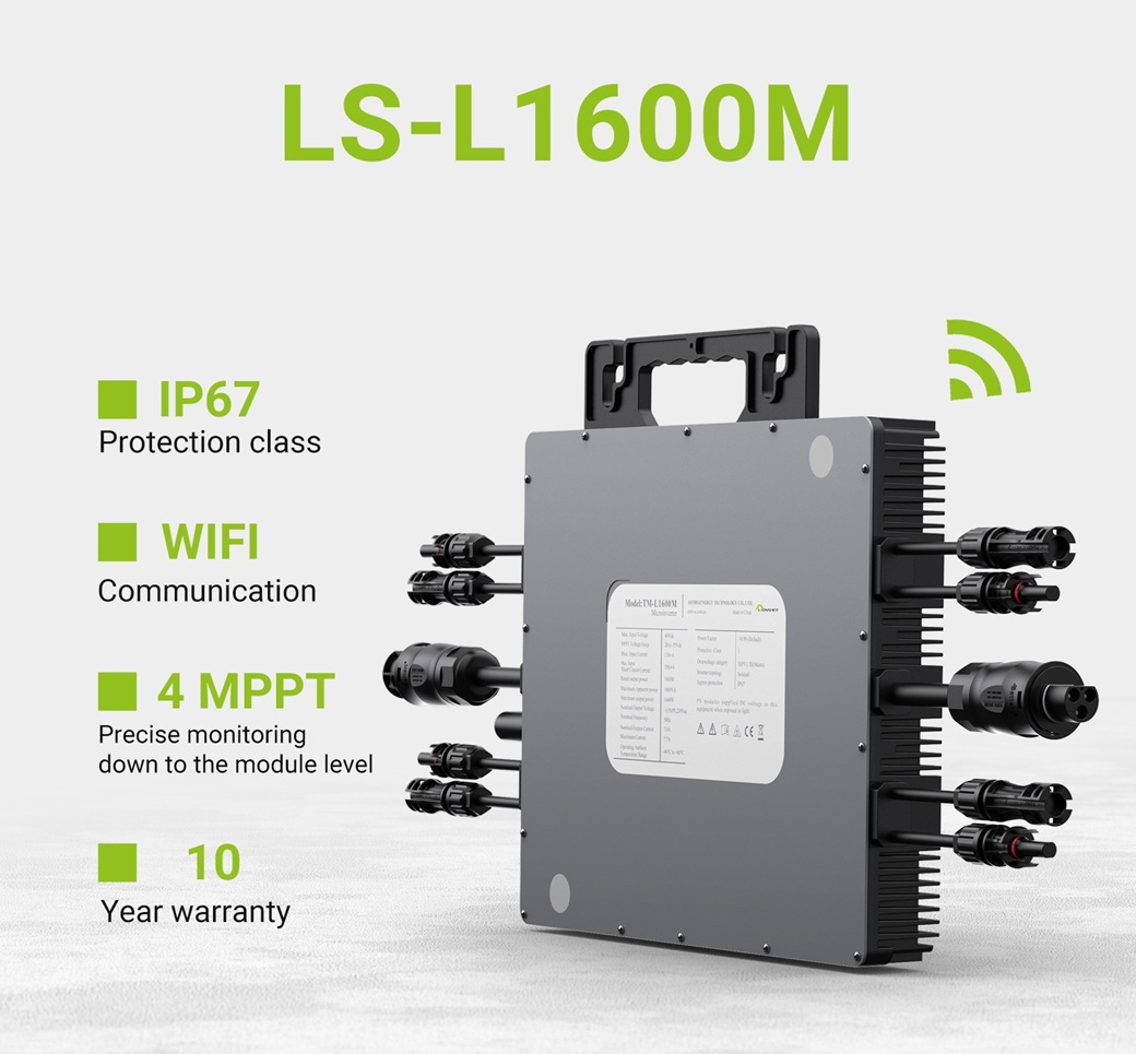 Wall Mount Solar Microinverters 1600W - Image 2
