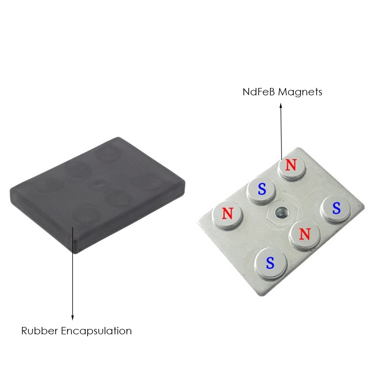 6mm Pot Magnets with M4 Threaded Holes, Max.Load 8kg - Image 3