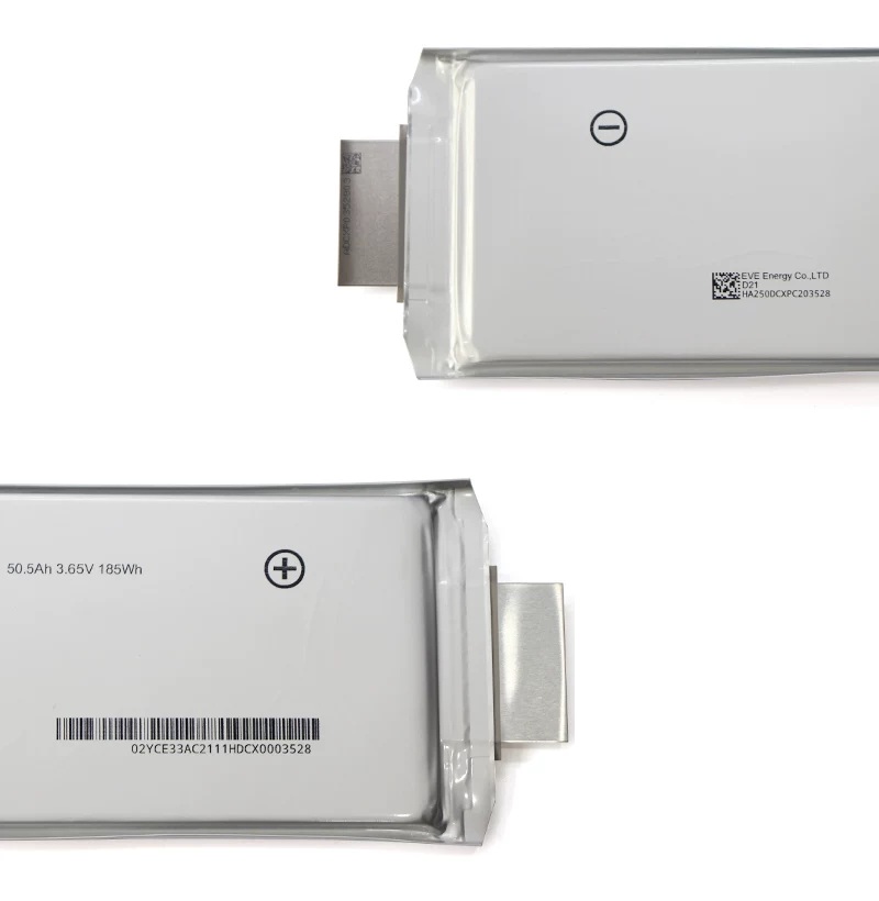 Polymer Pouch Cell, 50.54Ah 3.65V 185Wh, 10 units - Image 2